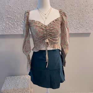 Crop Top and Skort Set